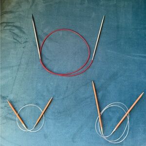 Lot of Chiaogoo circular knitting needles 3.5mm - 3.75mm